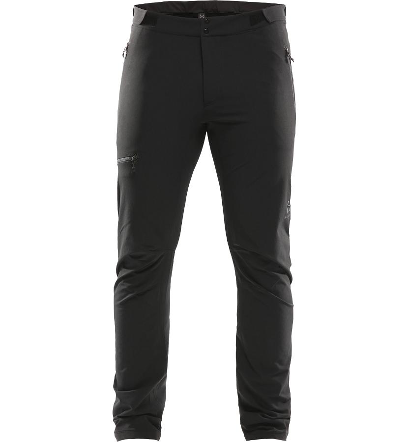 Haglöfs Breccia Lite Softshell Pants Black For Mens QIHSL2905 Australia